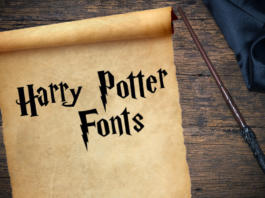harry potter font commercial use